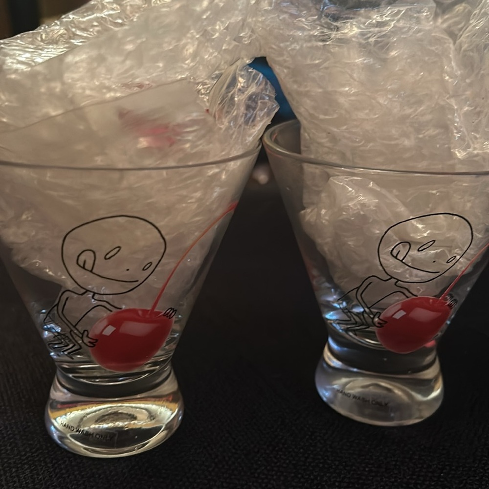 Set of 2 “Oliver” martini glasses